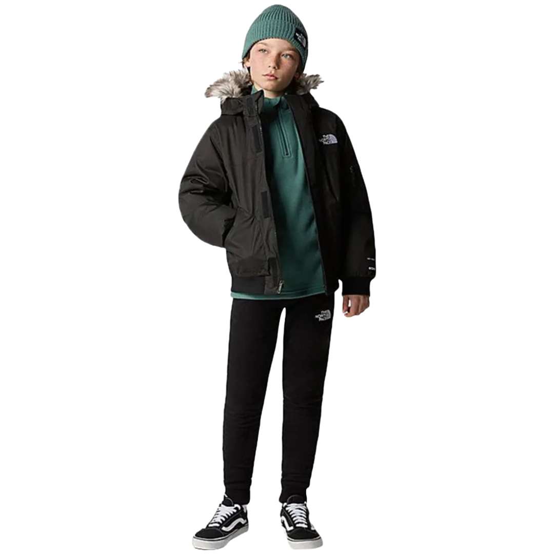 A warm and stylish winter jacket for boys, perfect for cold weather adventures.