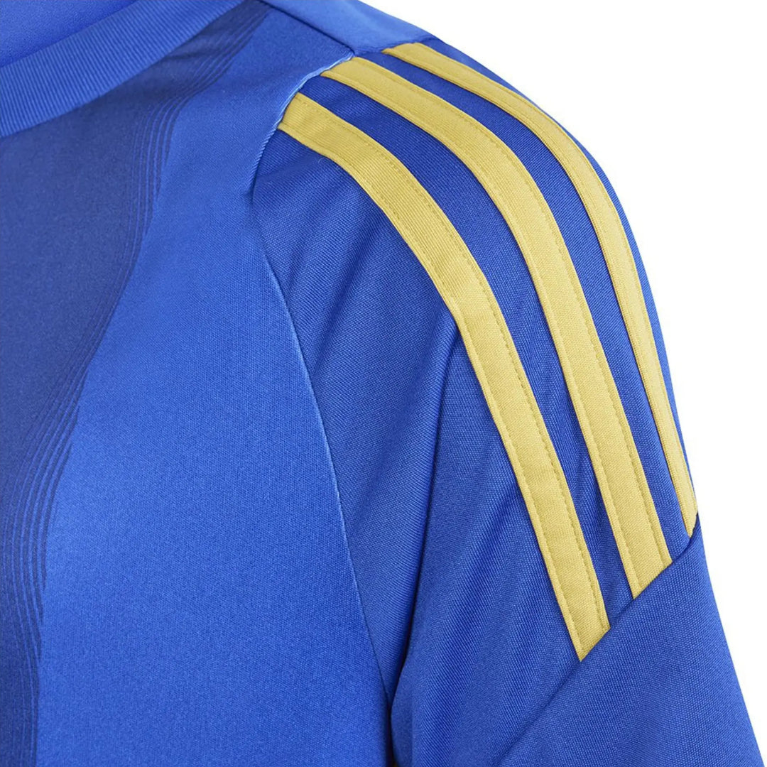 adidas Youth Messi Short Sleeve T-shirt in bold colors, celebrating the legendary soccer player's style and skill.