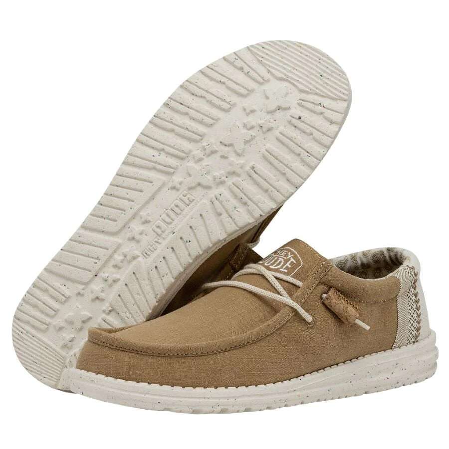 Hey Dude Men's Wally Break Stitch Shoes Orca