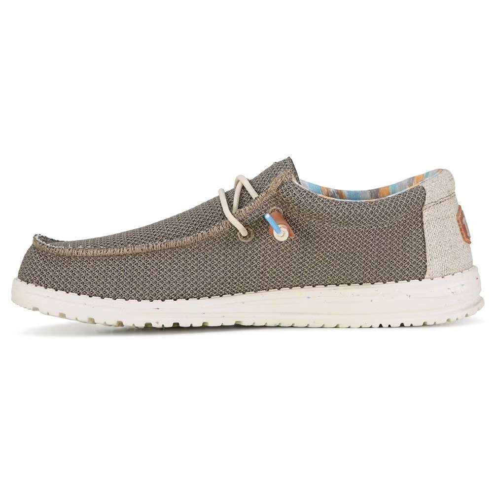 Hey Dude Men's Wally Stretch Shoes - Walnut