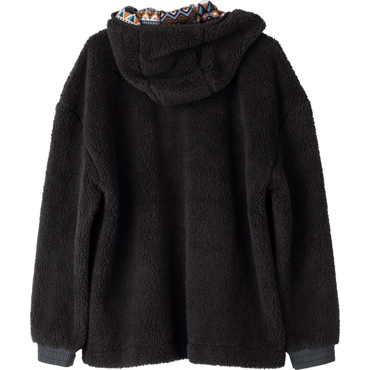 Kavu Women's Cozy Harbor Hooded Fleece Jacket Black Chalet