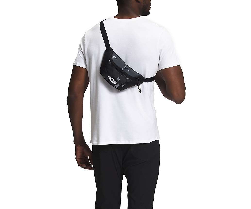 The North Face Jester Lumbar Pack - Asphalt Grey Snowcap Mountains Print/TNF Black NF0A52TM94G