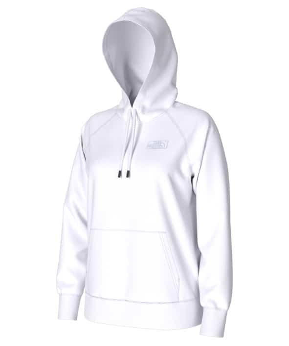 The North Face Women's Graphic Injection Hoodie - TNF White/Acoustic Blue