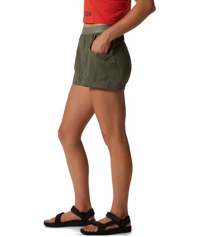 Mountain Hardwear Women's Trail Sender Short 1982781-397 Stone Green