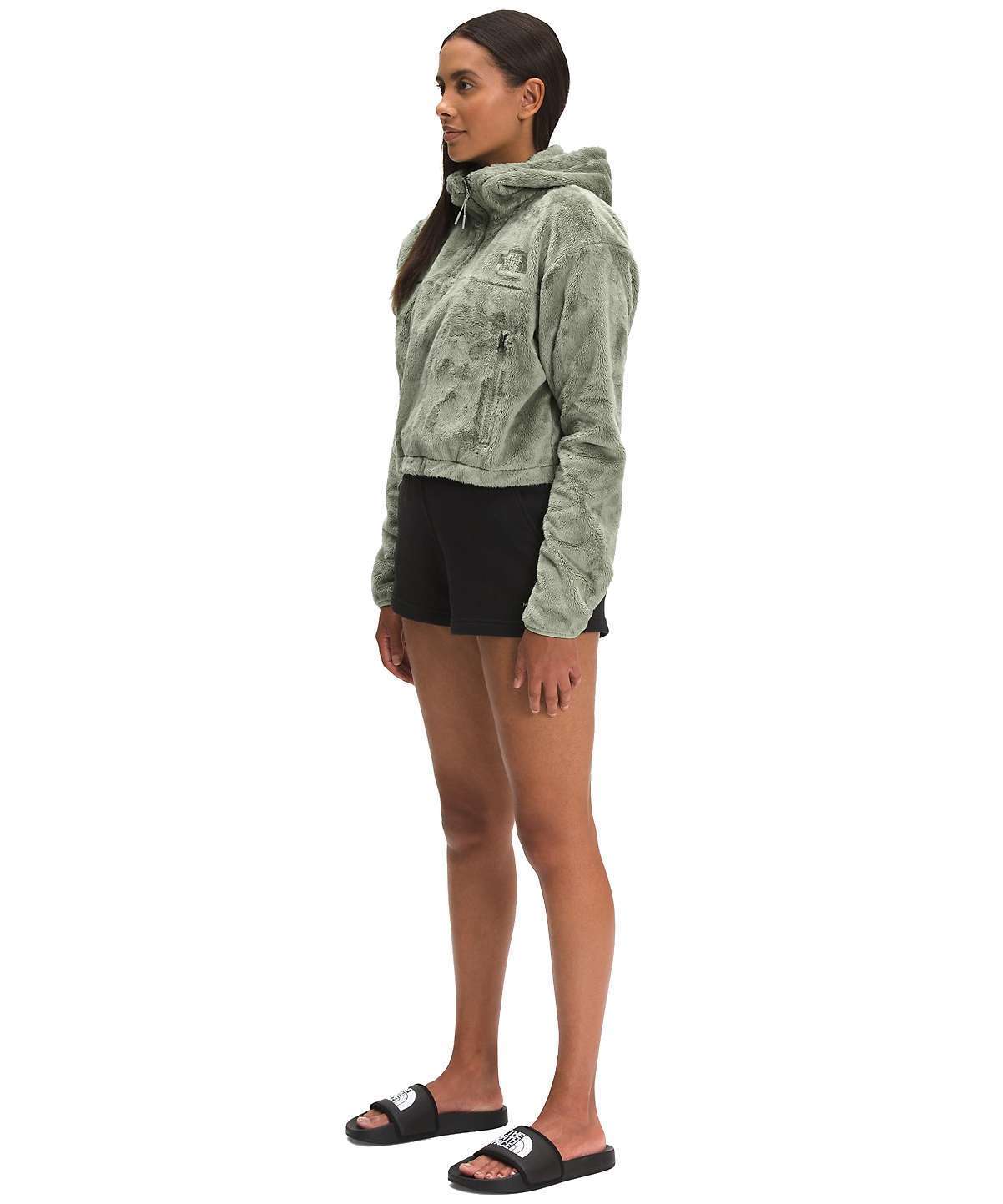 The North Face Women’s Osito 1/4 Zip Hoodie - Tea Green NF0A5GIN3X3