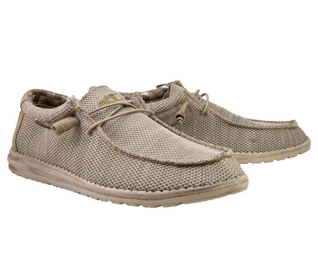 Hey Dude Men's Wally Sox - Beige 110350500