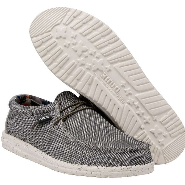 Hey Dude Men's Wally Sox Blend 110352167 Asphalt