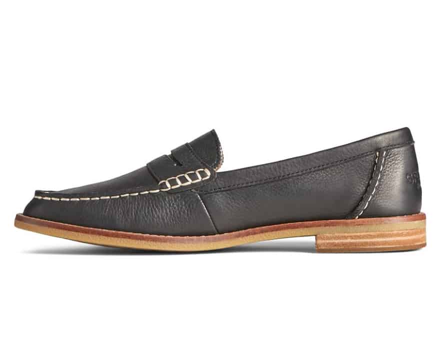 Sperry Women's Seaport Penny Leather Loafer - Black