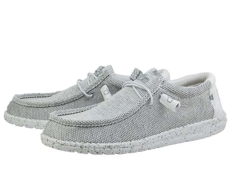 Hey Dude Wendy Sox Shoes - Stone White