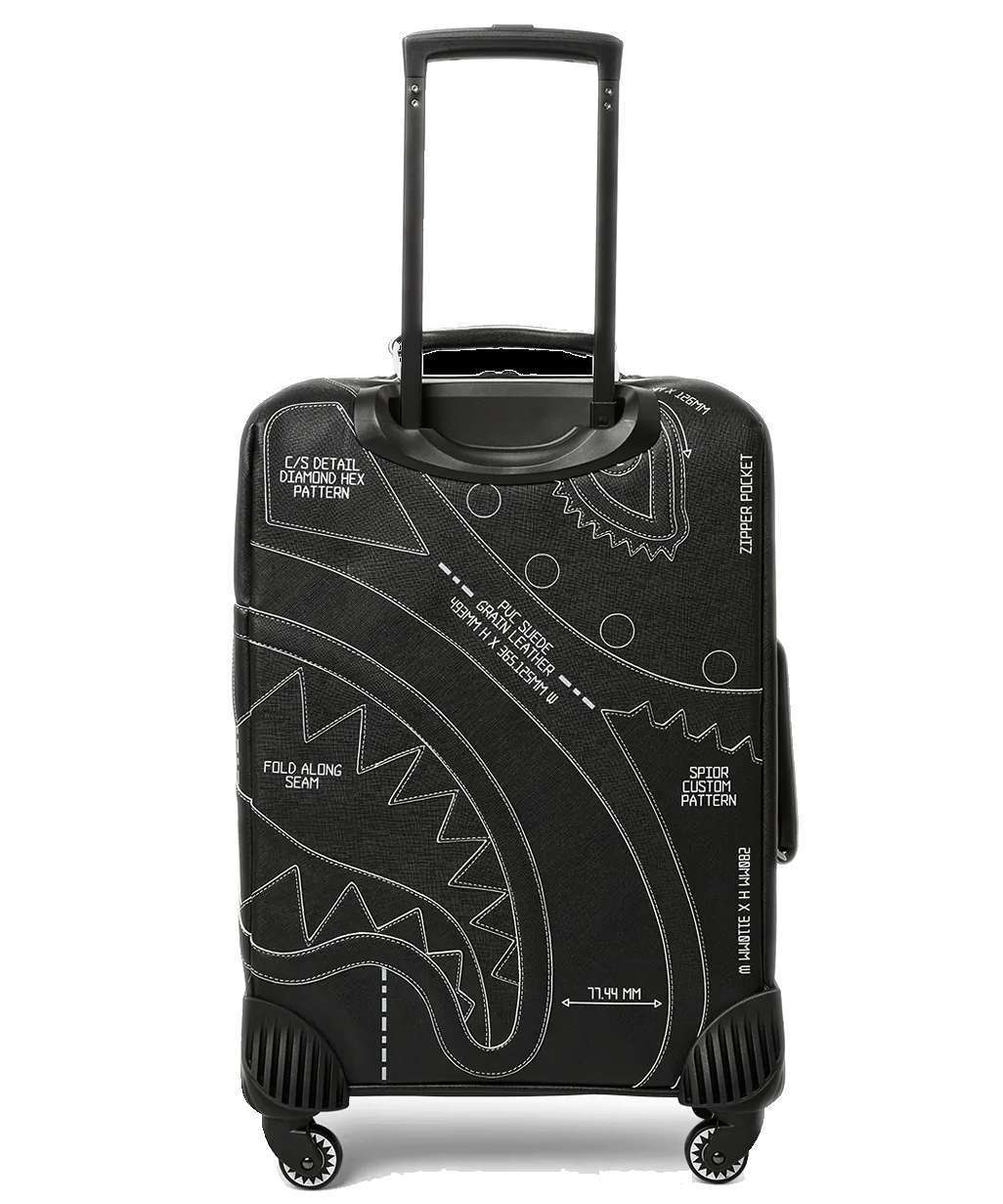 SPRAYGROUND HIGH TECH JETSETTER CARRY-ON LUGGAGE 910CL160