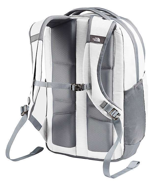 The North Face Women's Vault Backpack - White Metallic Melange / Mid Grey NF0A3VY3EP4