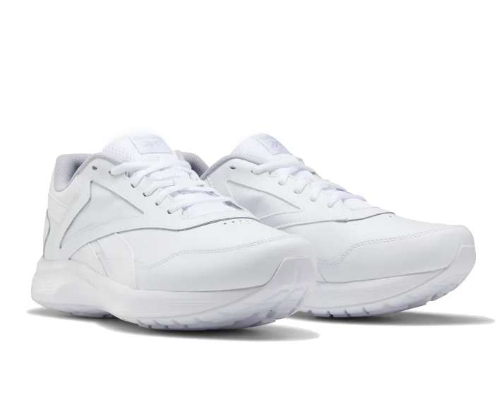 Reebok Men's Walk Ultra 7 DMX MAX Extra-Wide Shoes FU7143 White / Cold Grey 2 / Collegiate Royal