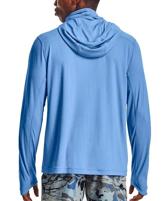 Under Armour Men's UA Iso-Chill Shorebreak Gaiter Hoodie 1368115 475 Carolina Blue / Metallic Faded Gold