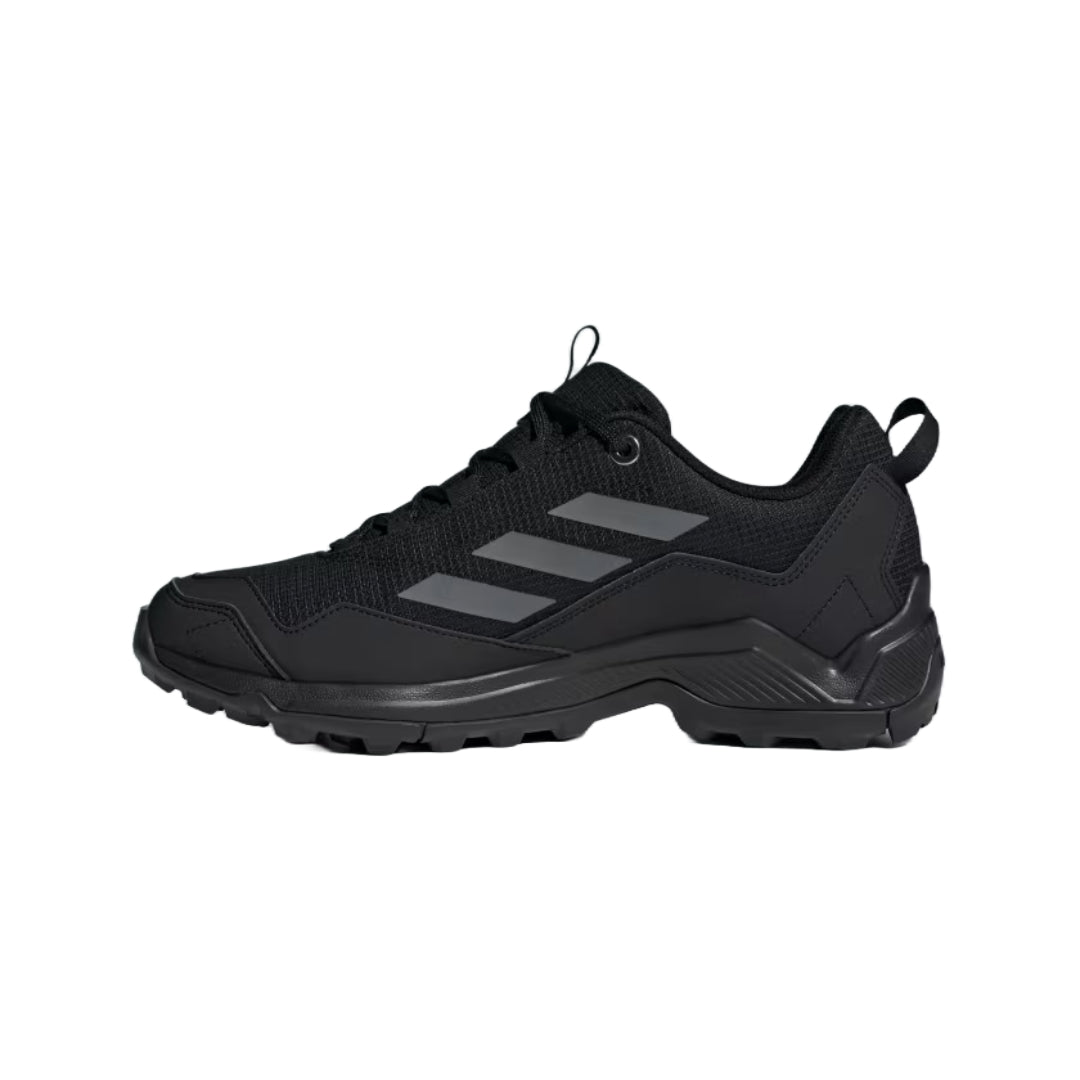 adidas Men's Terrex Eastrail Gore-Tex Hiking Shoes in grey and black.