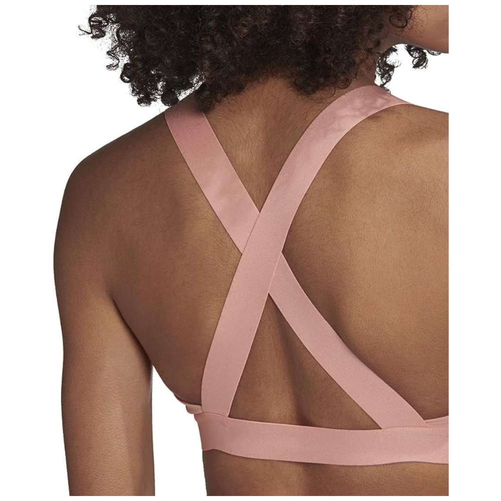 Adidas Originals Women's Bra Top - A trace pink, stylish and comfortable sports bra with the Adidas Originals logo, designed for active women