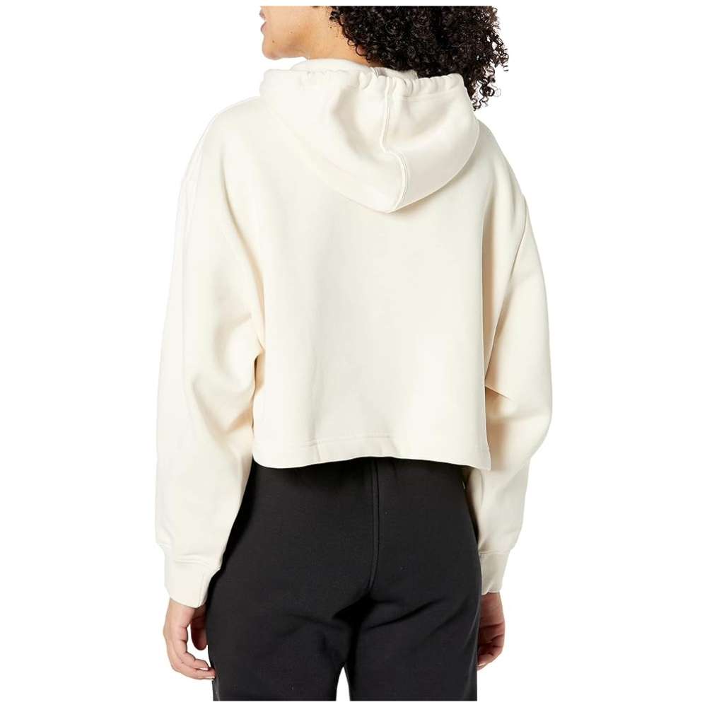 adidas Originals Women's Short Hoodie in wonder white back side