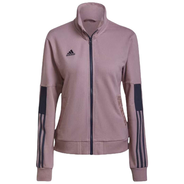 adidas originals Women's Trio Track jacket in Magic Mauve color