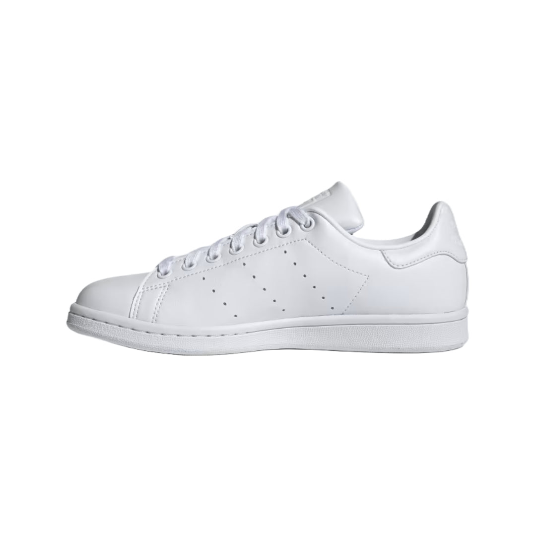 adidas Women's Stan Smith Shoes in crisp white and green, iconic design for timeless style.