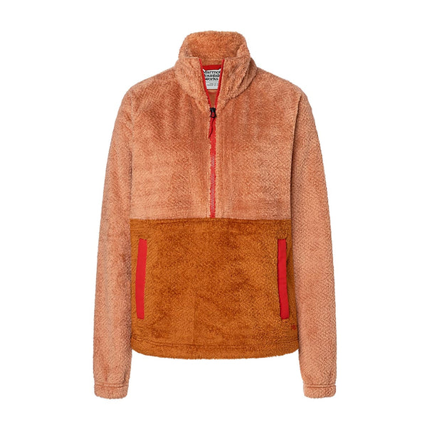 Marmot Women's Homestead Sherpa 1/2-Zip Fleece, a cozy and stylish layer for chilly days.