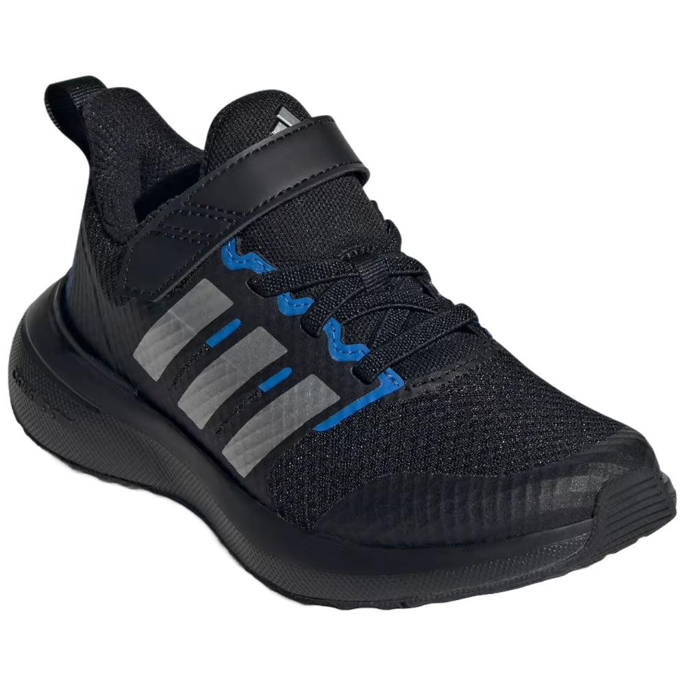 Adidas Kids Fortarun 2.0: A vibrant pair of running shoes designed for active youngsters, featuring the iconic Adidas logo and advanced comfort technology