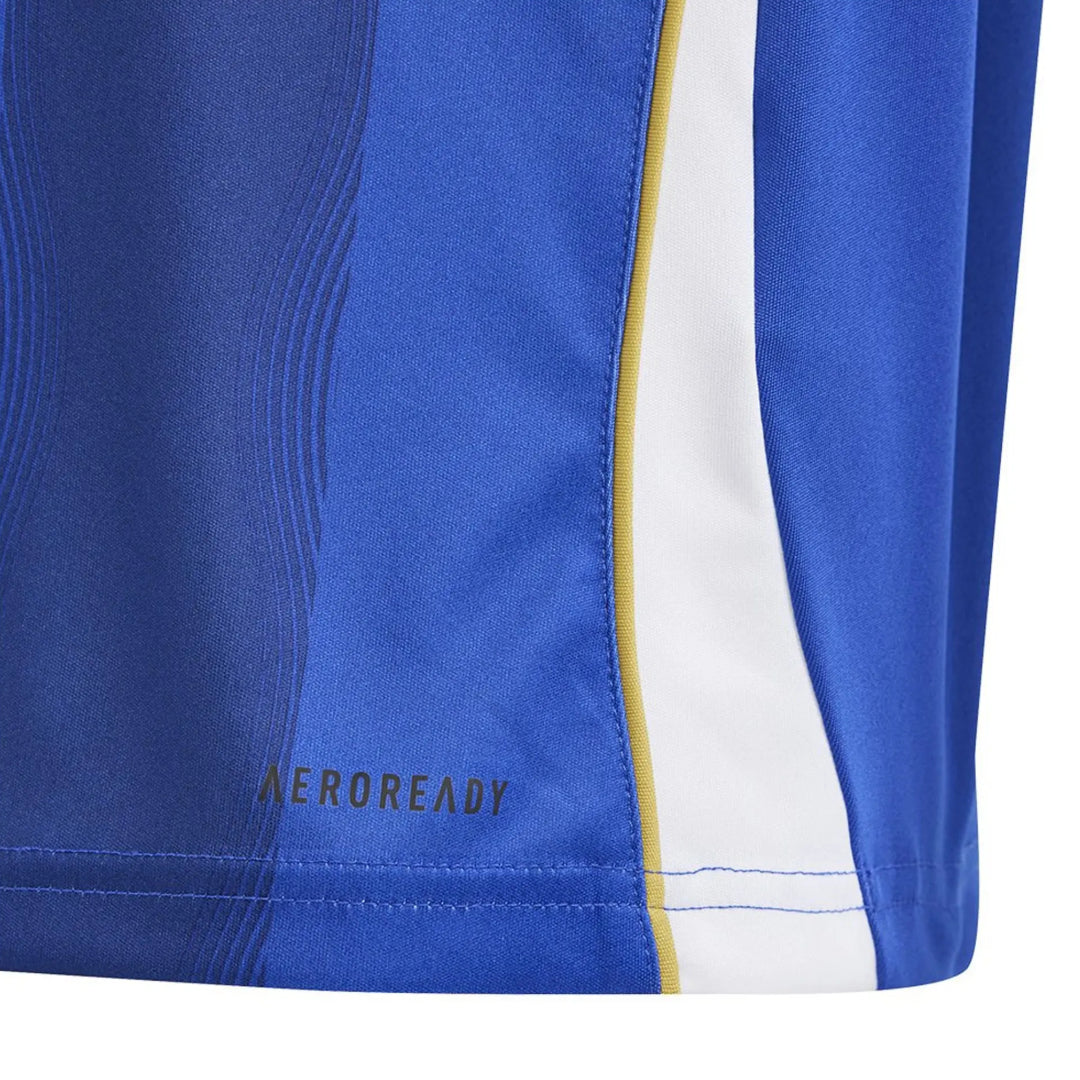 adidas Youth Messi Short Sleeve T-shirt in bold colors, celebrating the legendary soccer player's style and skill.