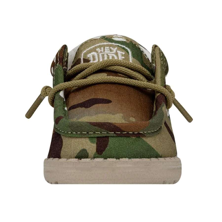 Hey Dude Wally Toddler Camouflage Shoes - Multi Camo