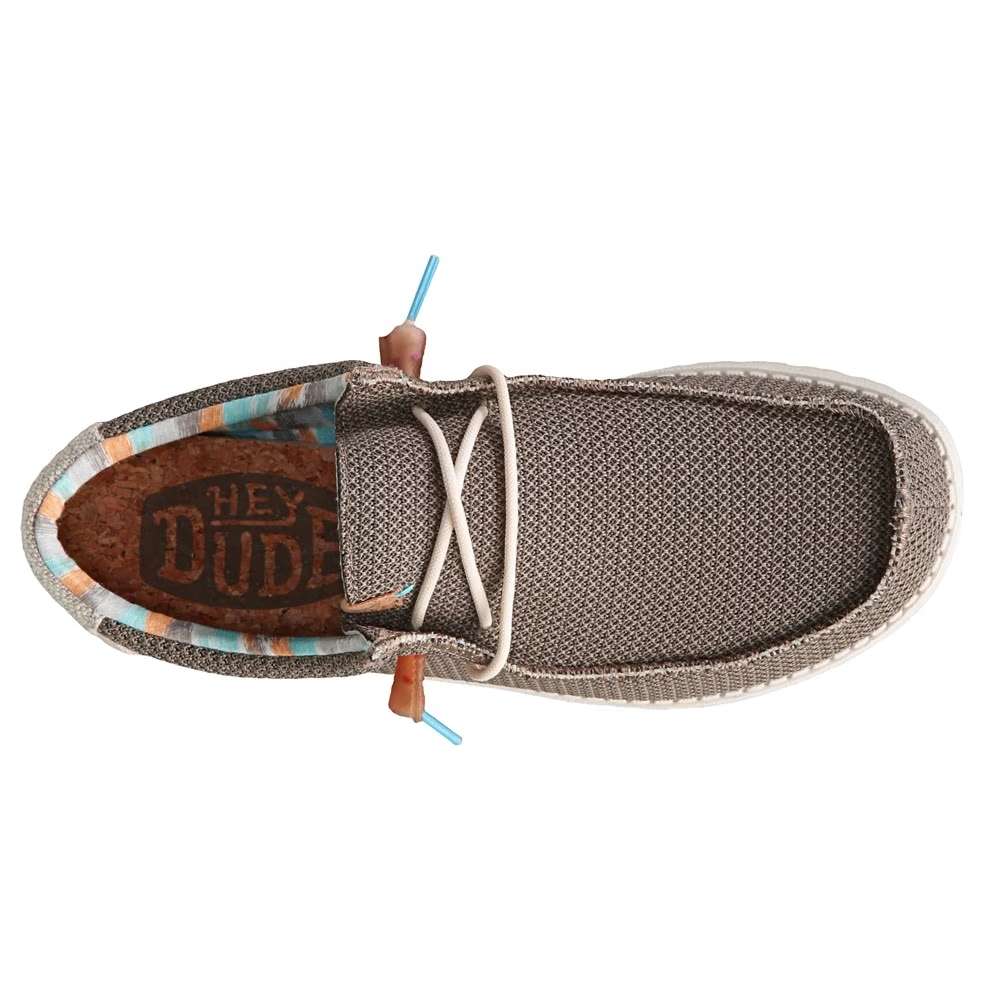 Hey Dude Men's Wally Stretch Shoes - Walnut