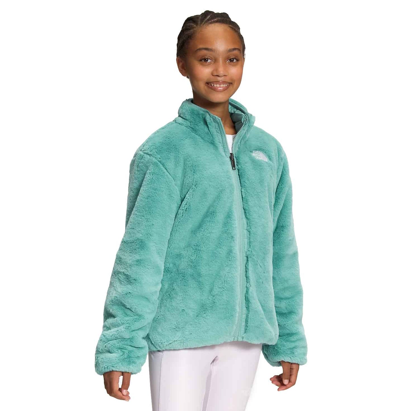 North Face Girls’ Reversible Mossbud Jacket Wasabi
