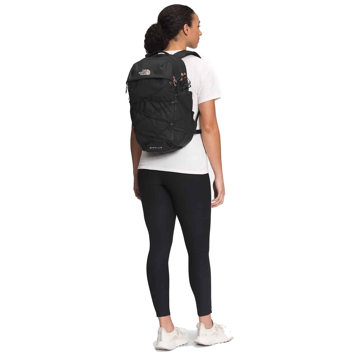 The North Face Women’s Borealis Backpack - TNF Black/Burnt Coral Metallic