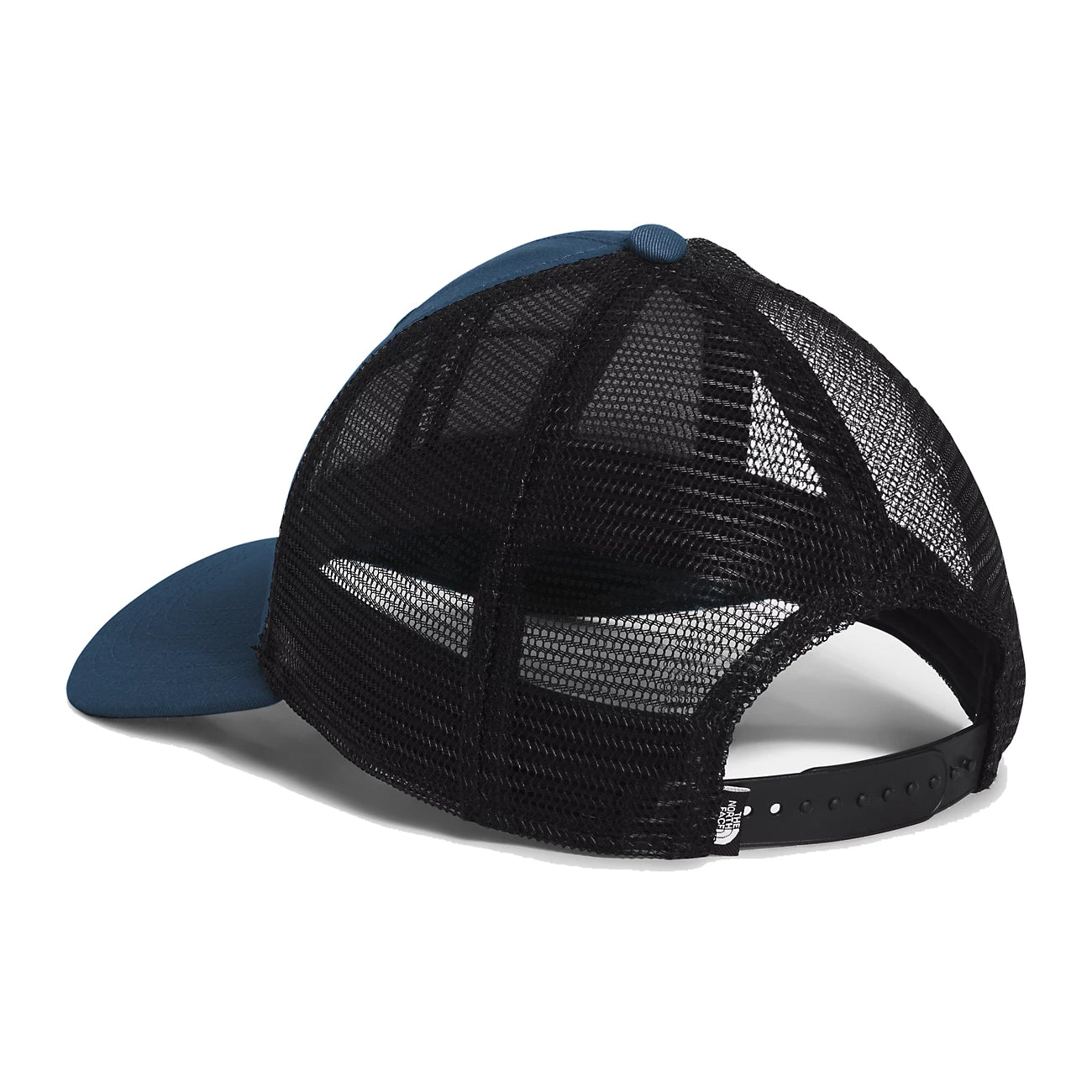 The North Face Unisex Mudder Trucker Hat - Classic trucker style with adjustable closure and breathable mesh back in Shady Blue