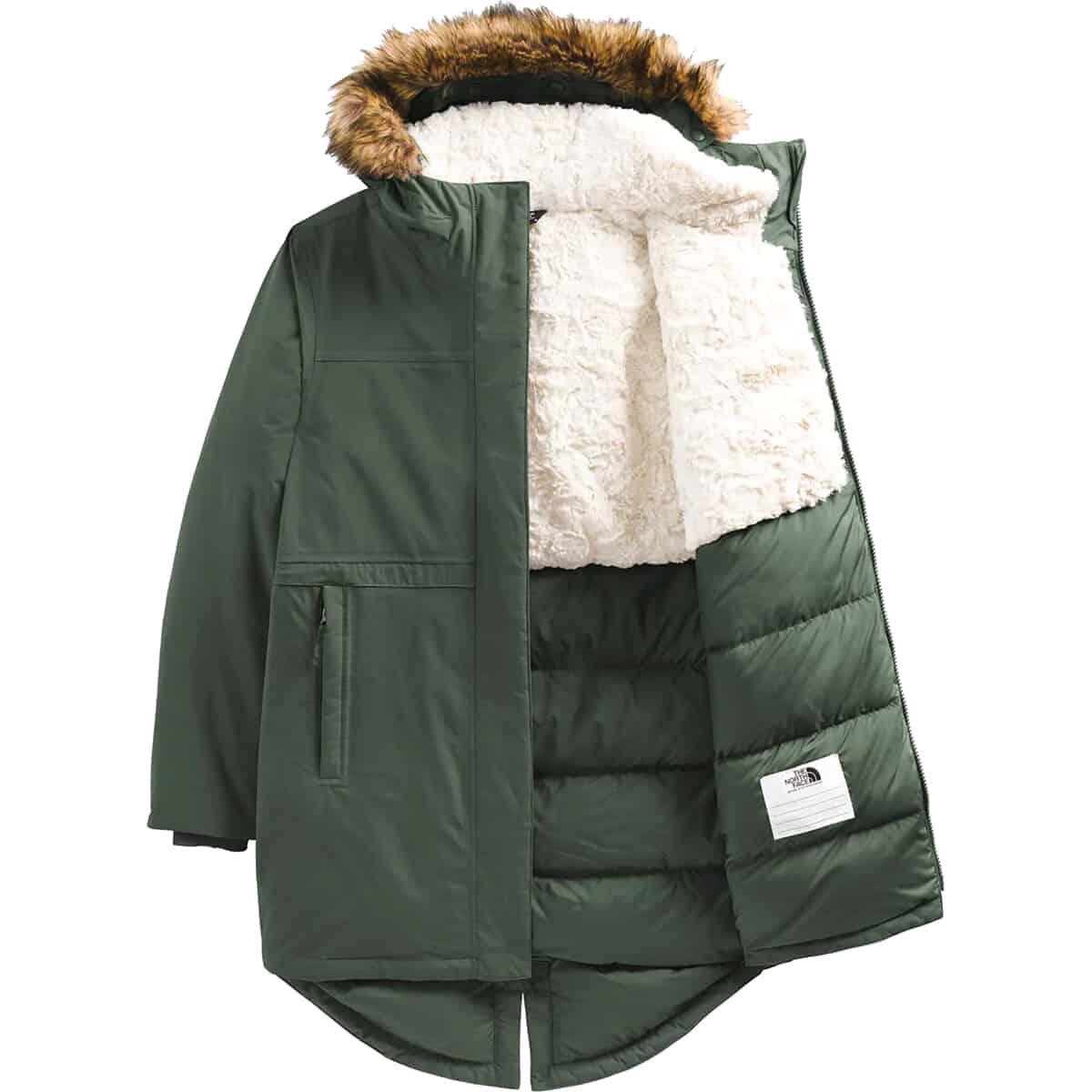 The North Face Girls’ Arctic Swirl Parka - Thyme