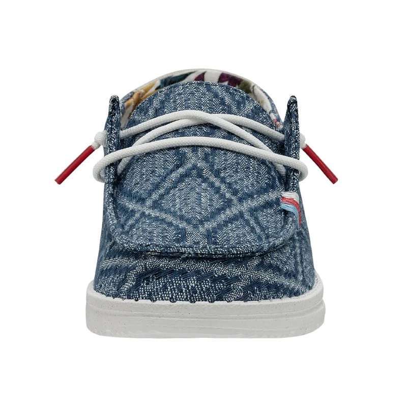 Hey Dude Women's Wendy BOHO Shoes - True Blue