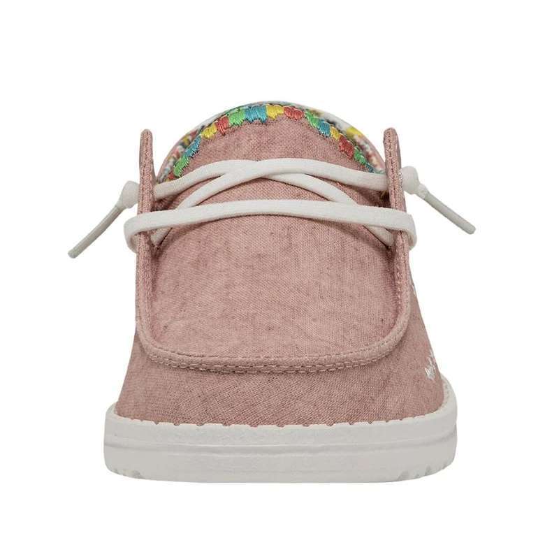 Hey Dude Women's Wendy BOHO Shoes - Rose