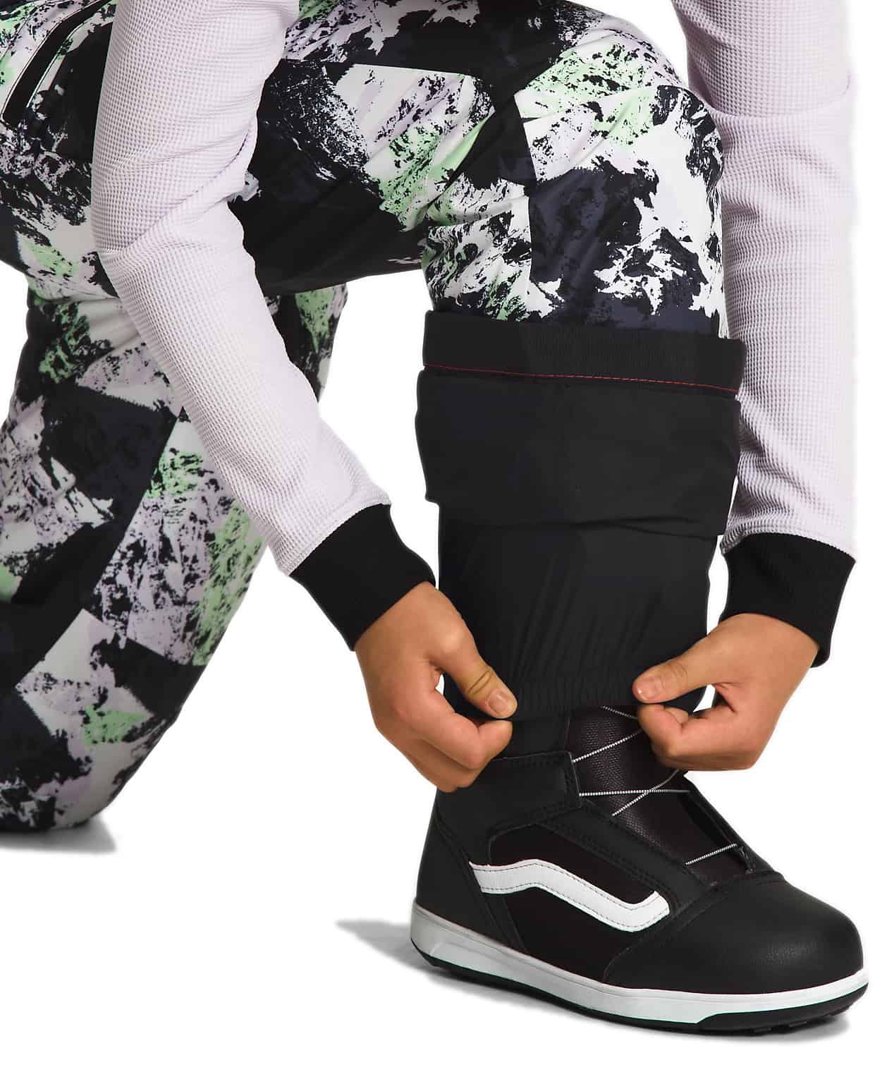 The North Face Girls’ Freedom Insulated Pants - Lavender Fog Mountaintop Print