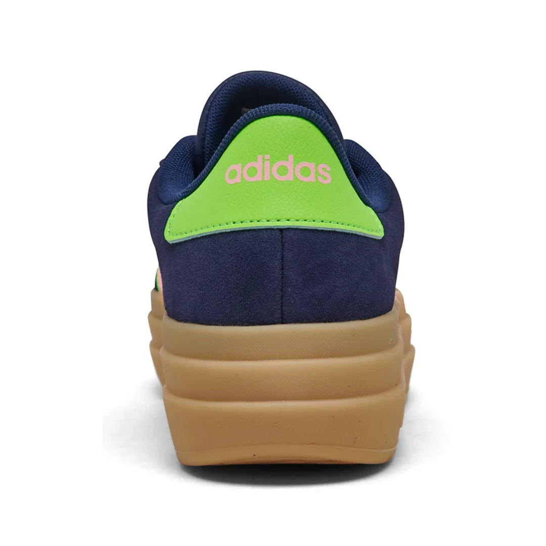 adidas Women's VL Court Bold Platform Casual Sneakers in white with a thick platform sole, blending style and comfort for everyday wear.