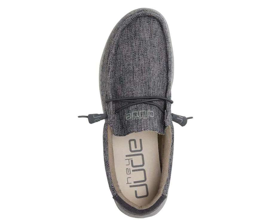 Hey Dude Men's Wally Woven 110394300 Carbone