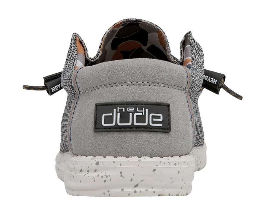 Hey Dude Men's Wally Sox Blend 110352167 Asphalt