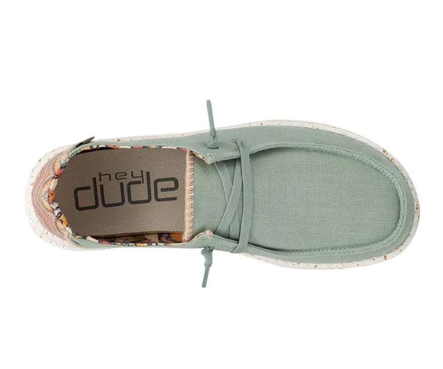 Hey Dude Women's Wendy Chambray - Aloe 121418355