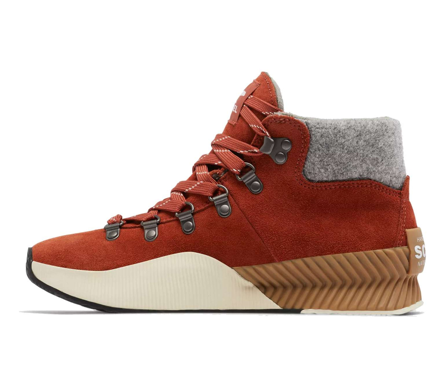 SOREL WOMEN'S OUT N ABOUT III CONQUEST BOOT - Warp Red, Chalk NL4435-849