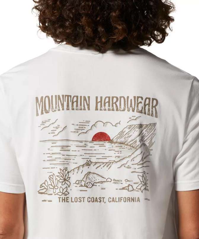 Mountain Hardwear Men's Lost Coast Trail Short Sleeve Tee 1982901-102 Fogbank