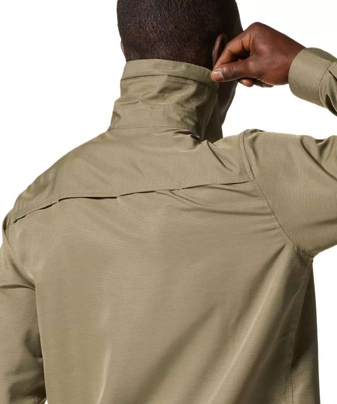 Mountain Hardwear Men's Canyon Long Sleeve Shirt 1648751 397 Stone Green