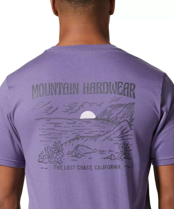 Mountain Hardwear Men's Lost Coast Trail Short Sleeve Tee 1982901-538 Allium Purple
