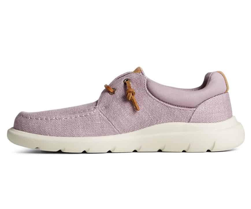 Sperry Women's Captain's Moc Hemp Slip On - ELDERBERRY