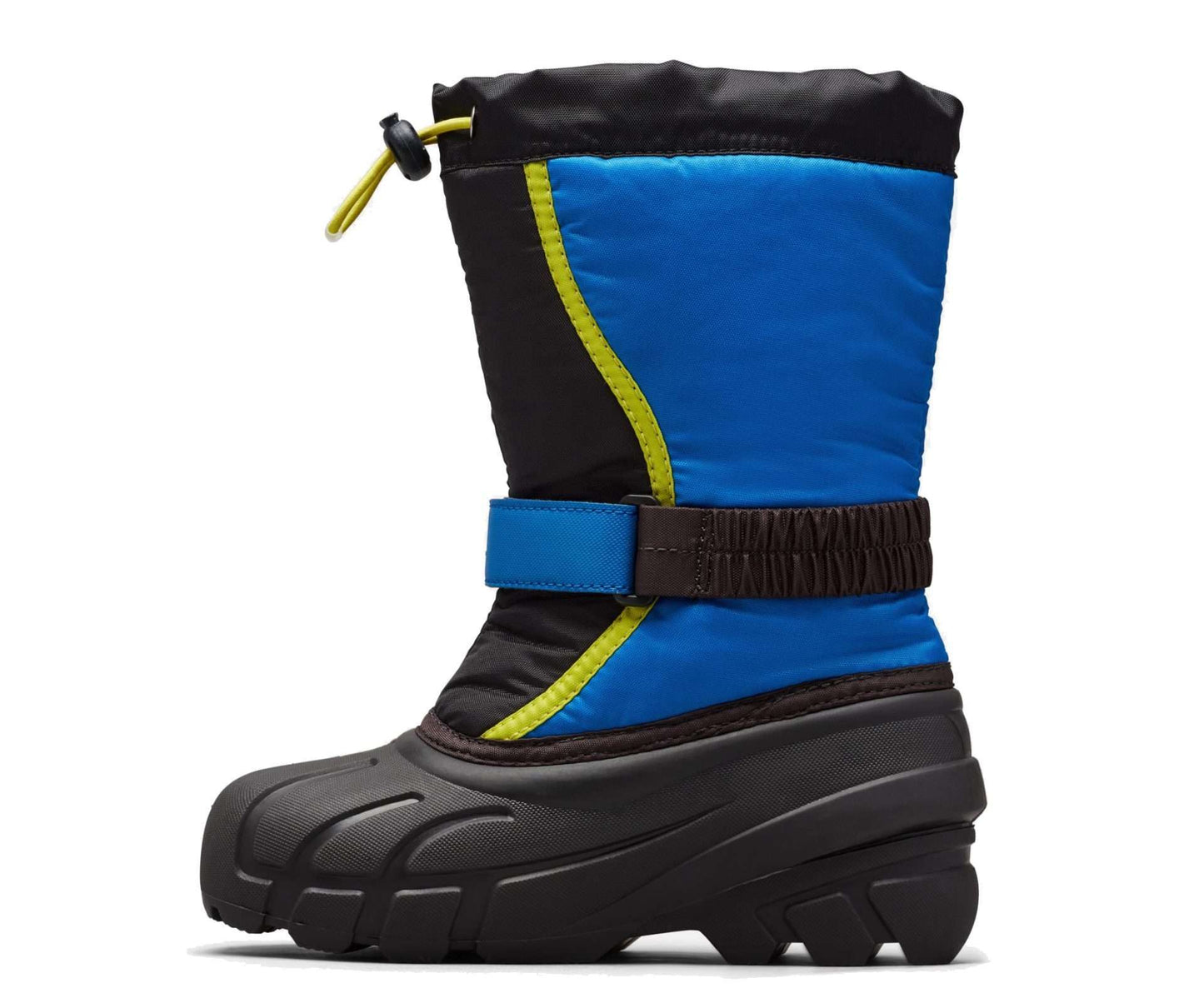 SOREL Childrens Flurry Boot - Black, Super Blue NC1965-014