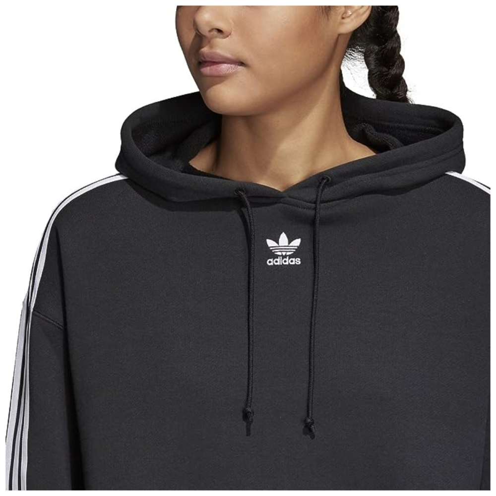 adidas Originals Women's Cropped Hoodie in a trendy design, showcasing the adidas logo.