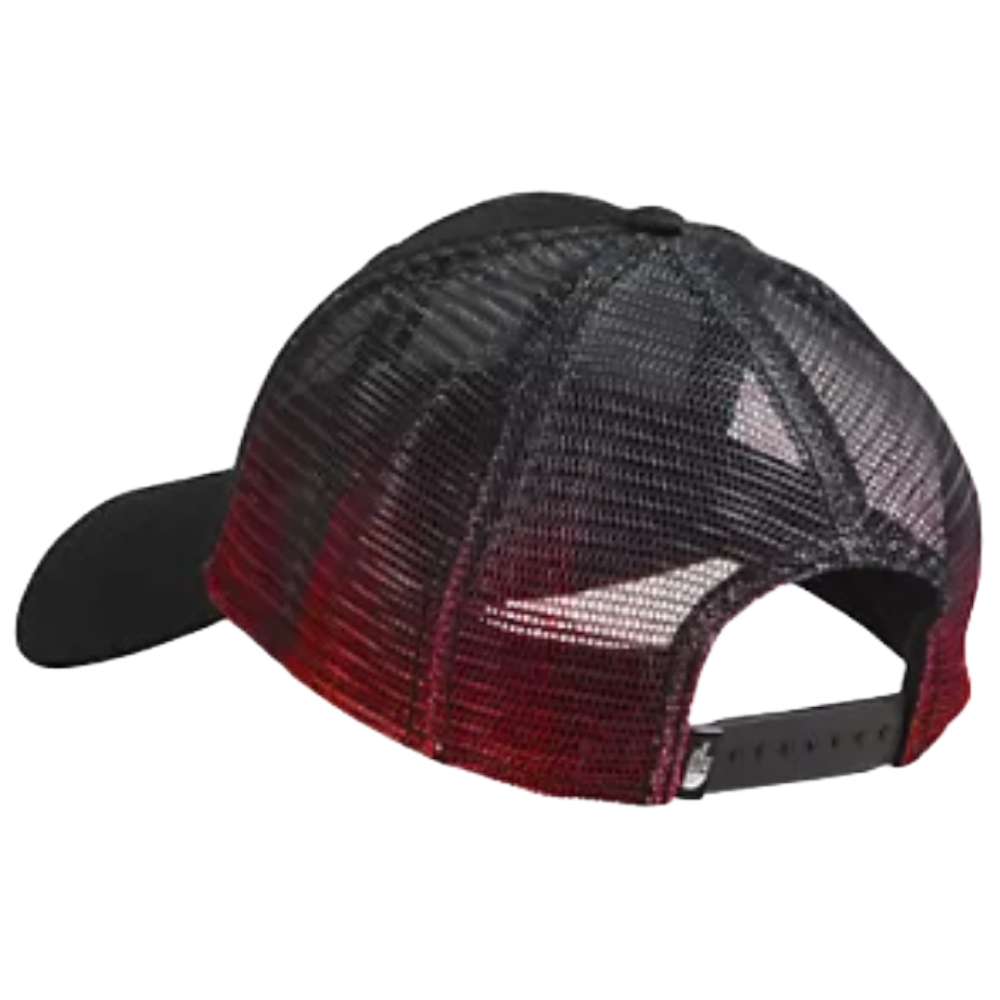 The North Face Mudder Trucker Hat in TNF Black/Fiery Red, a stylish accessory for casual wear.