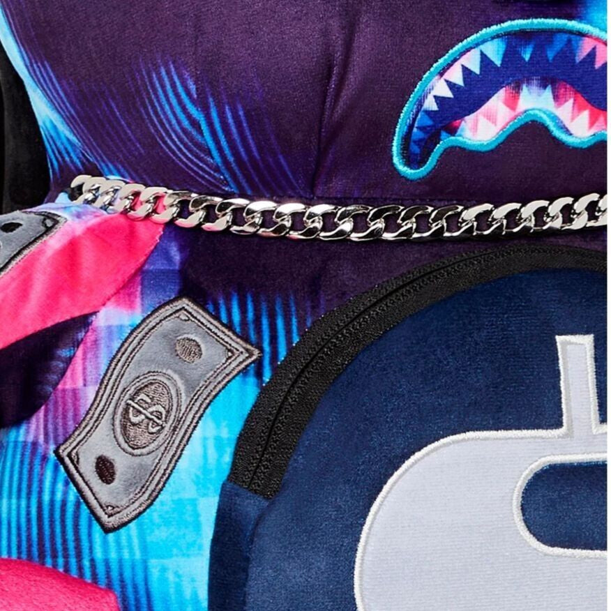 Sprayground Metallic Tye Dye Moneybear Teddybear Backpack