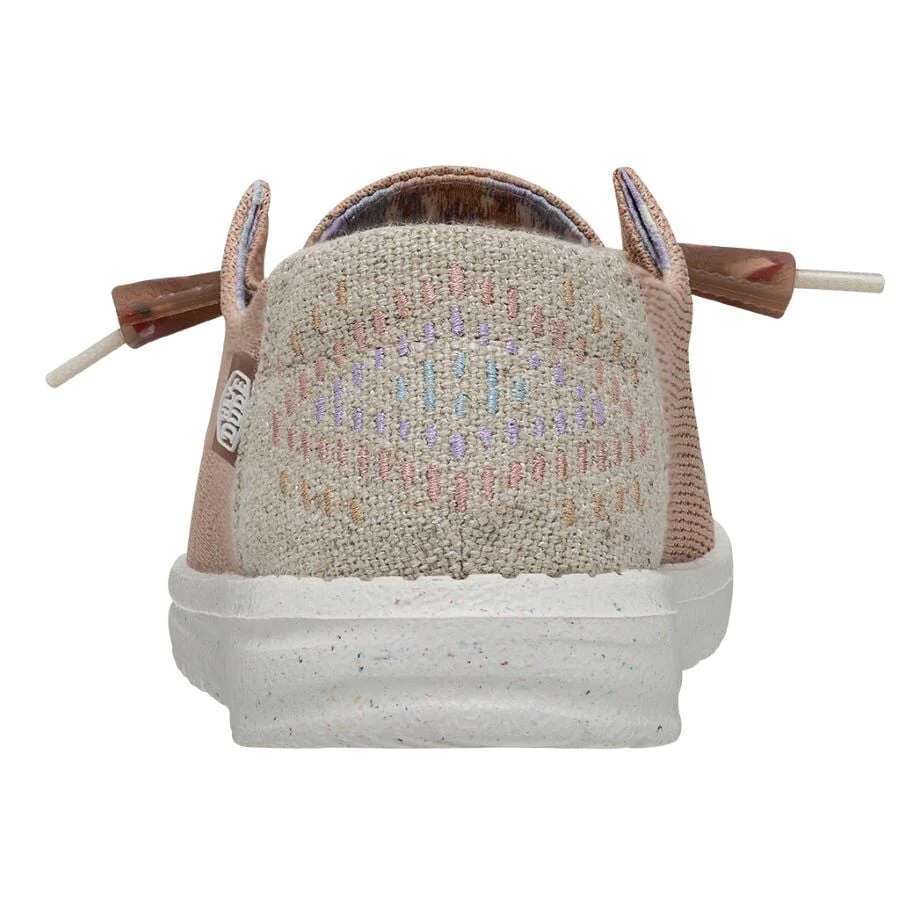 Hey Dude Women's Wendy Knit II Shoes - Pink Salt