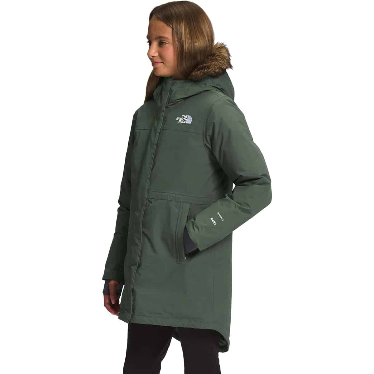 The North Face Girls’ Arctic Swirl Parka - Thyme