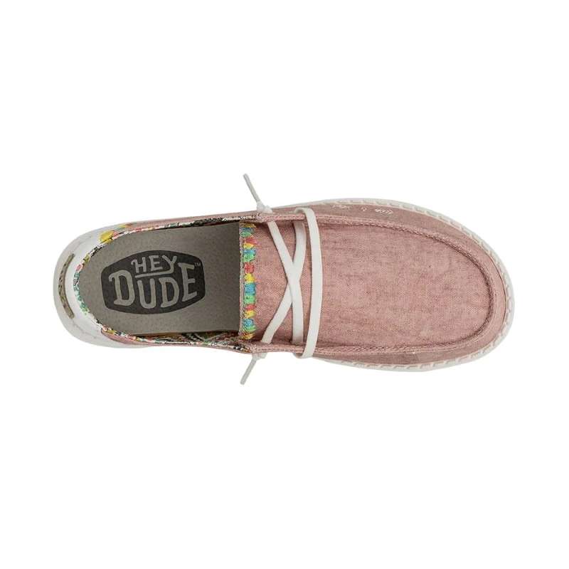 Hey Dude Women's Wendy BOHO Shoes - Rose